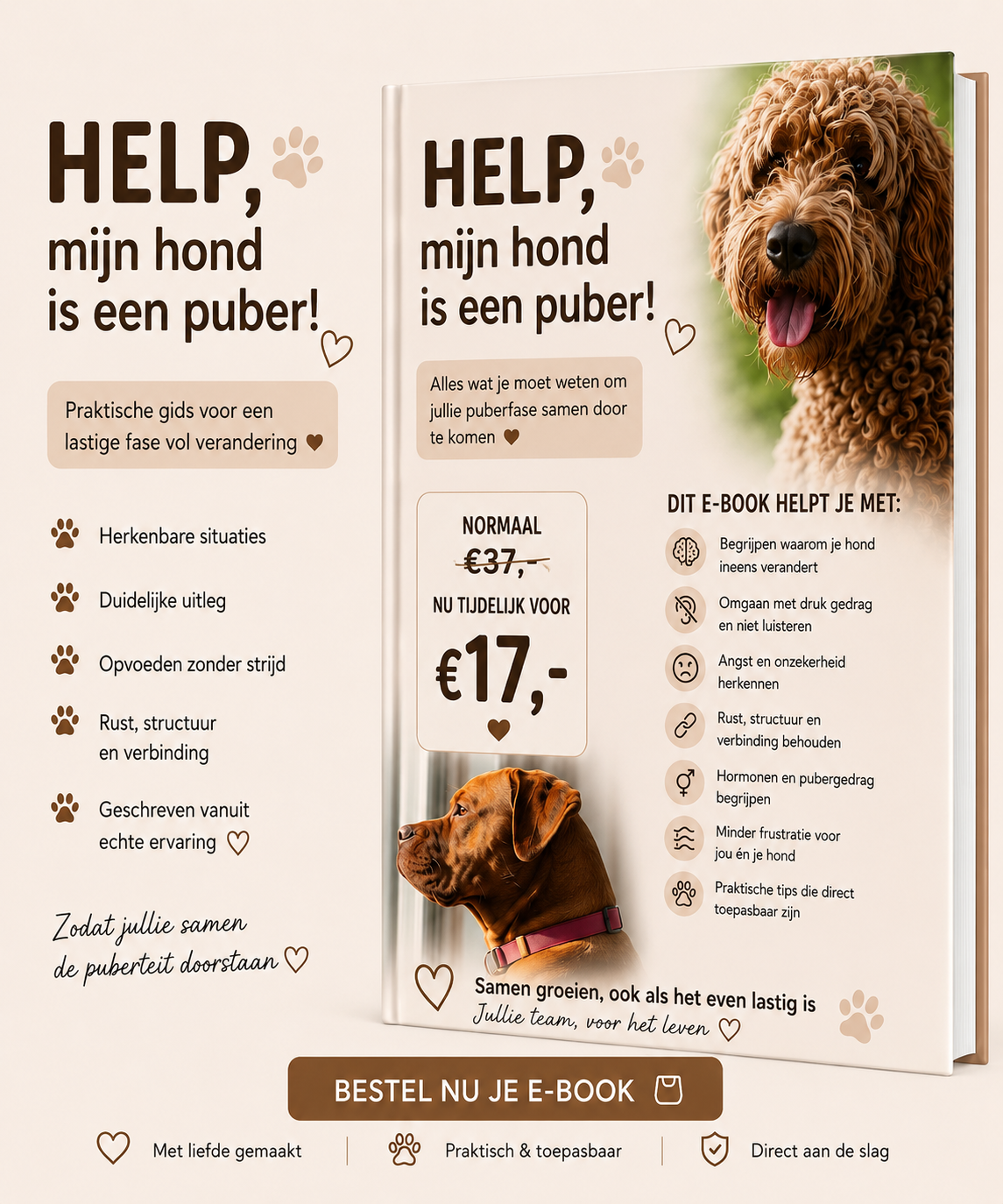 E-BOOK | HELP, MIJN HOND IS EEN PUBER!