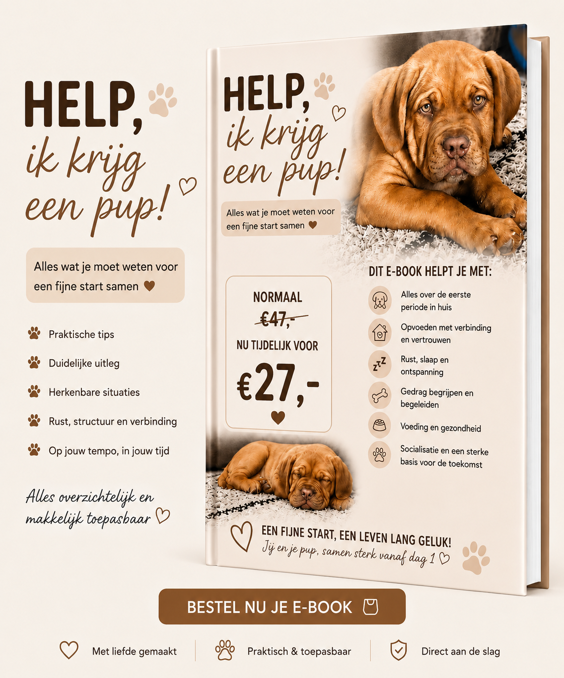 E-BOOK | HELP, IK KRIJG EEN PUPPY!